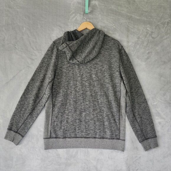 Abercrombie Fitch Hoodie Jacket Mens Medium Full Zip Patch Logo Spell Out Hooded - Picture 9 of 9